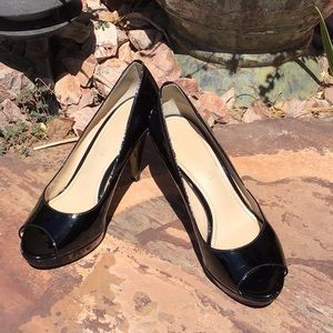 ENZO ANGIOLINI Patent Platform Shoes